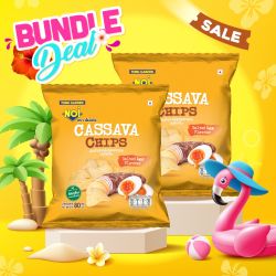 มันสำปะหลังทอดกรอบรสไข่เค็ม 80 กรัม (Bundle Deal : 2 PCS)