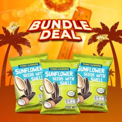 เมล็ดทานตะวันมีเปลือกอบกลิ่นมะพร้าว 45 กรัม (โปรโมชั่นแพ็ก: 3 ซอง)