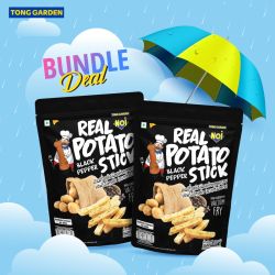 มันฝรั่งแท้ทอดกรอบชนิดแท่งรสพริกไทยดำ 100 กรัม (Bundle Deal) 