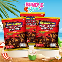 ถั่วปากอ้ามีเปลือกรสพริก 120 (โปรโมชั่นแพ็กคู่: 3 ซอง)