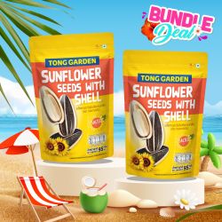 เมล็ดทานตะวันมีเปลือกอบเกลือ 95 กรัม (โปรโมชั่นแพ็กคู่: 2 ซอง)