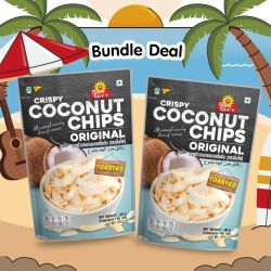 Sun Gift  Crispy Coconut Chips Original 40g (Bundle Deal 2 PCS 44 Baht)