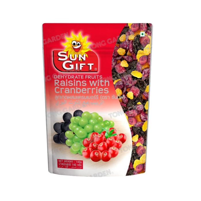 Sun Gift Raisins With Cranberries 140g