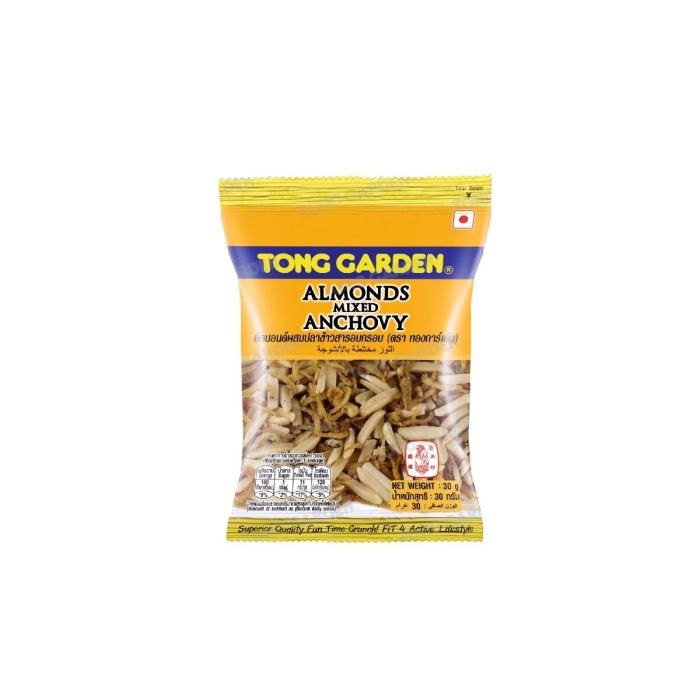 tong garden almonds mixed anchovy 30g