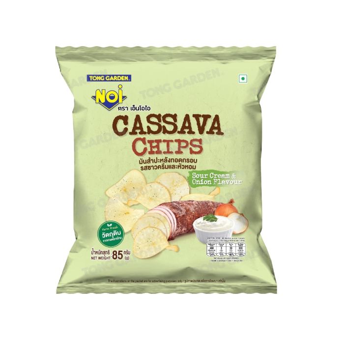 NOI มันสำปะหลังทอดกรอบรสซาวครีมและหัวหอม 85 กรัม
