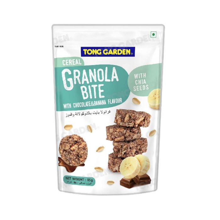Tong Garden Cereal Granola Bite With Chocolate&Banana Flavour 85g