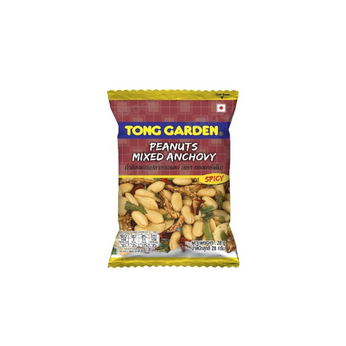 Tong Garden Peanuts Mixed Anchovy 28g