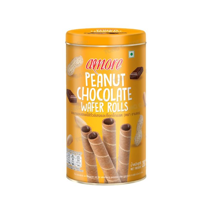 Amore Peanut Chocolate Wafer Roll 280g 